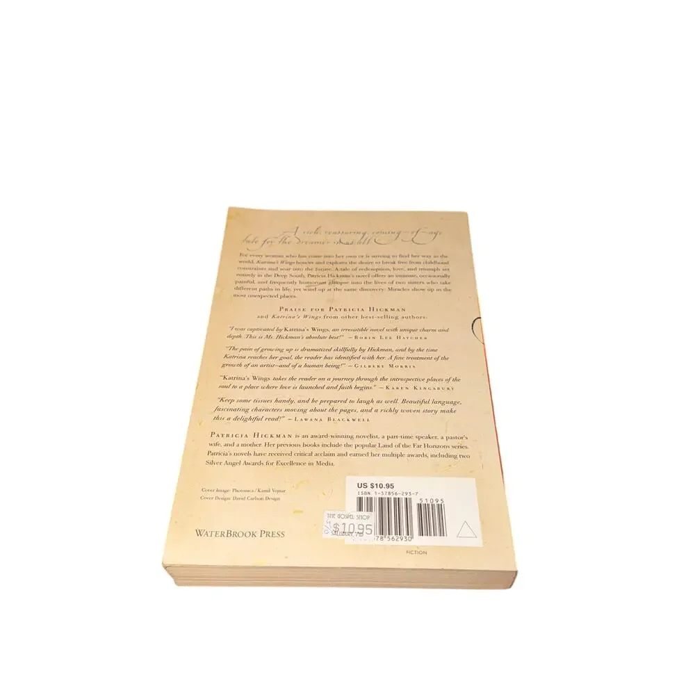 Katrina's Wings A Novel Patricia Hickman Paperback Inspirational Fiction